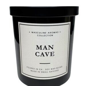 Leoben Co Man Cave Vegan Soy Wax Blend Candle, 9 Oz